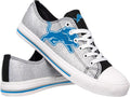 FOCO Women's NFL Team Logo Ladies Low Top Canvas Sneakers - Fan Style