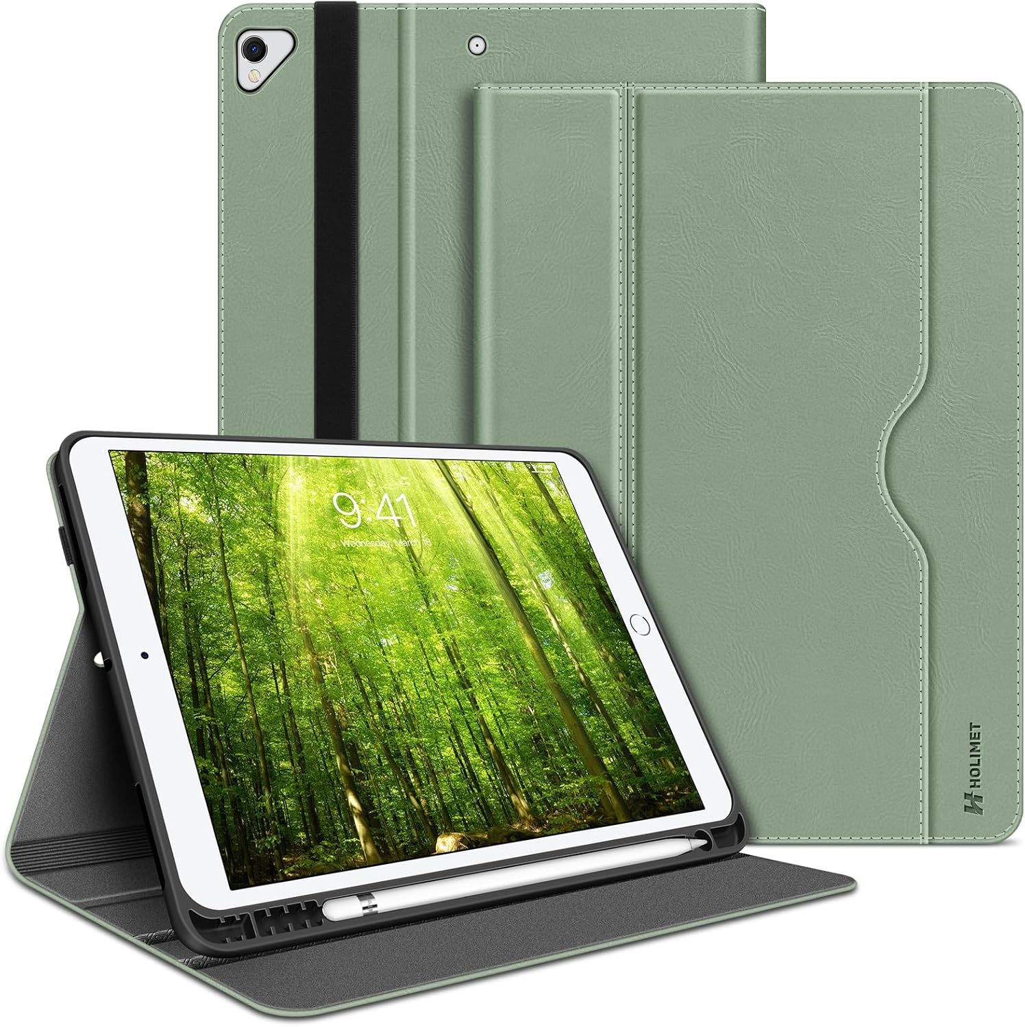 H HOLIMET Case for iPad Air 3rd Gen with Smart Cover & Stand