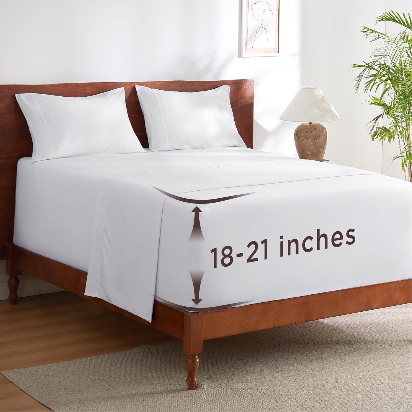 Deep Pocket Queen Sheets Set for Ultimate Comfort and Fit