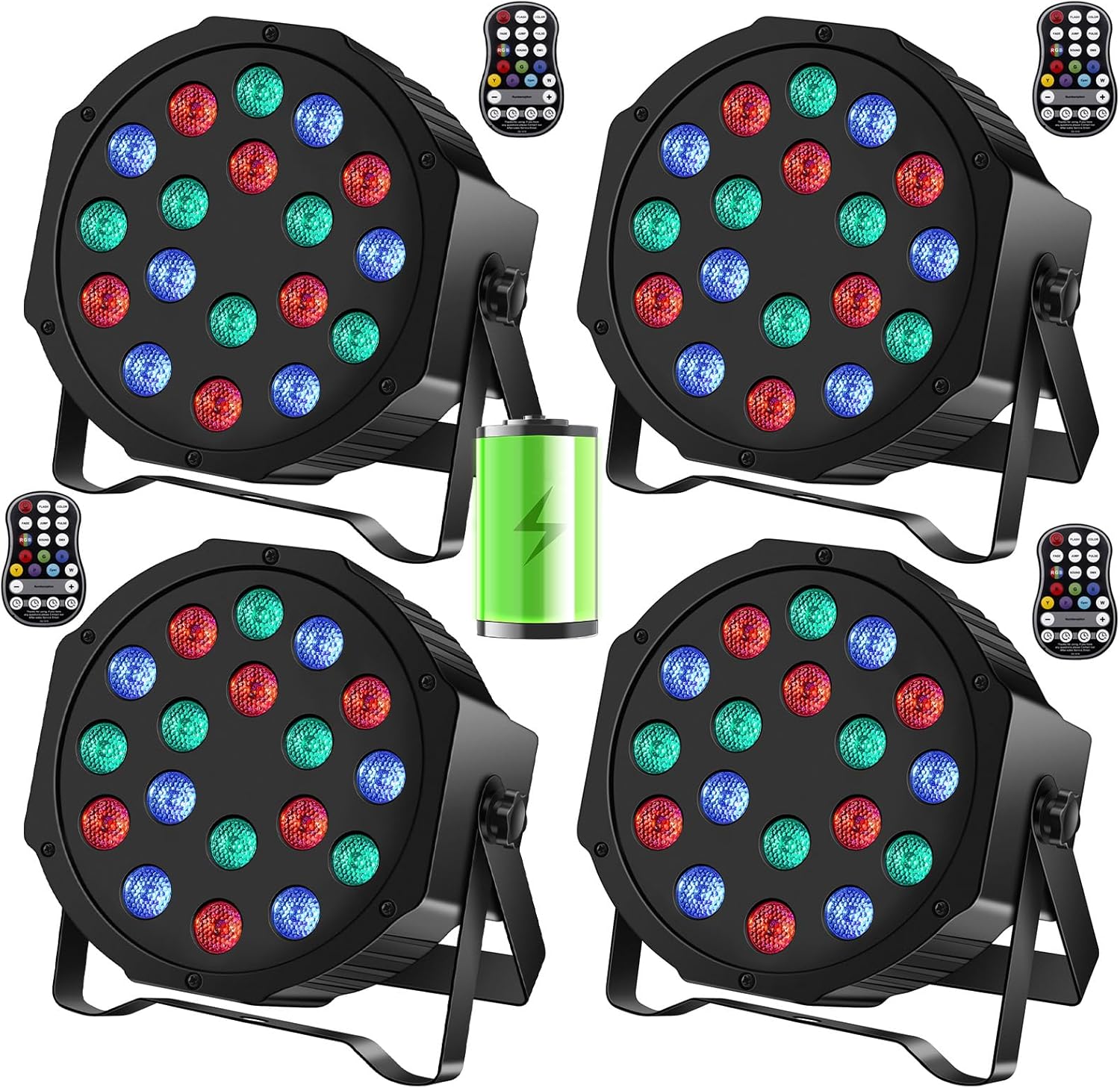 U`King 36W Wireless Uplights for Stunning Party Events