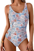 One Piece Swimsuit Tummy Control Bathing Suit - Slimming Modest Fit V