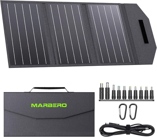 MARBERO 30W Portable Solar Panel Charger - Power Your Devices Anywhere