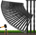200 Count 8-in Plastic Landscape Edging Anchoring Stakes - Secure Hold