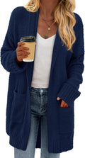 KIRUNDO Cardigan Sweaters for Women 2025 Fall Chunky Fuzzy