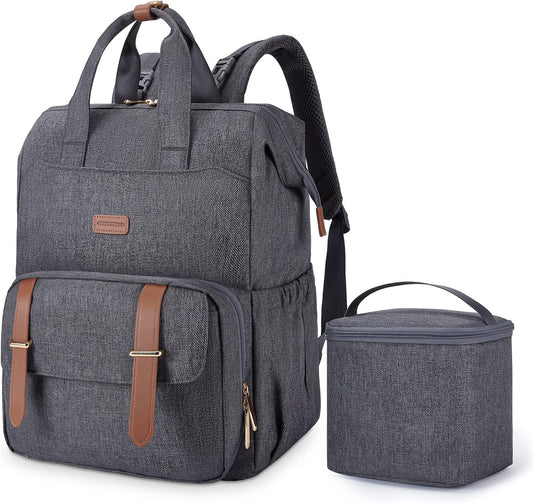 mommore Breast Pump Bag Backpack for Working Moms with Laptop