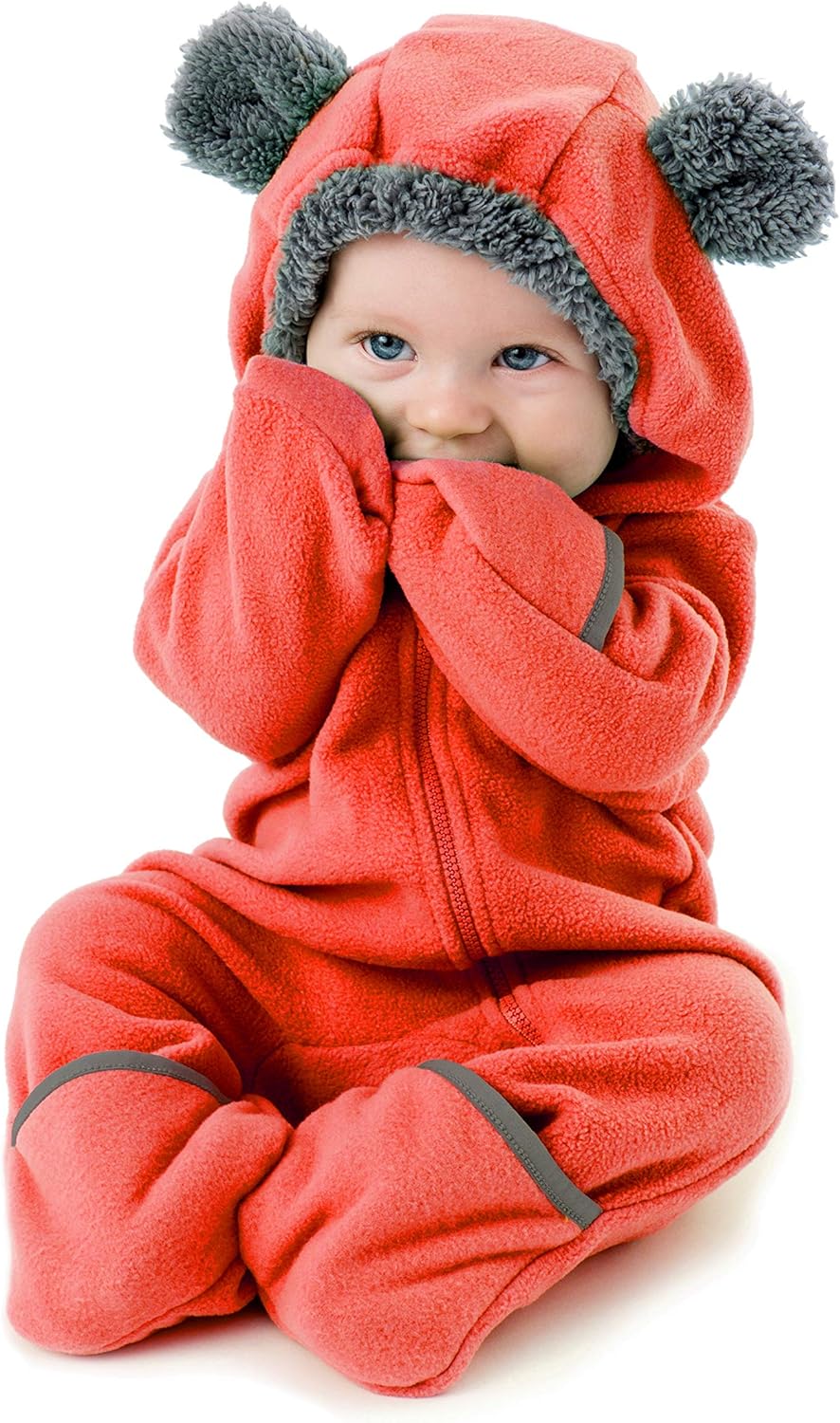 Cuddle Club Fleece Baby Bunting Bodysuit for Warmth & Comfort
