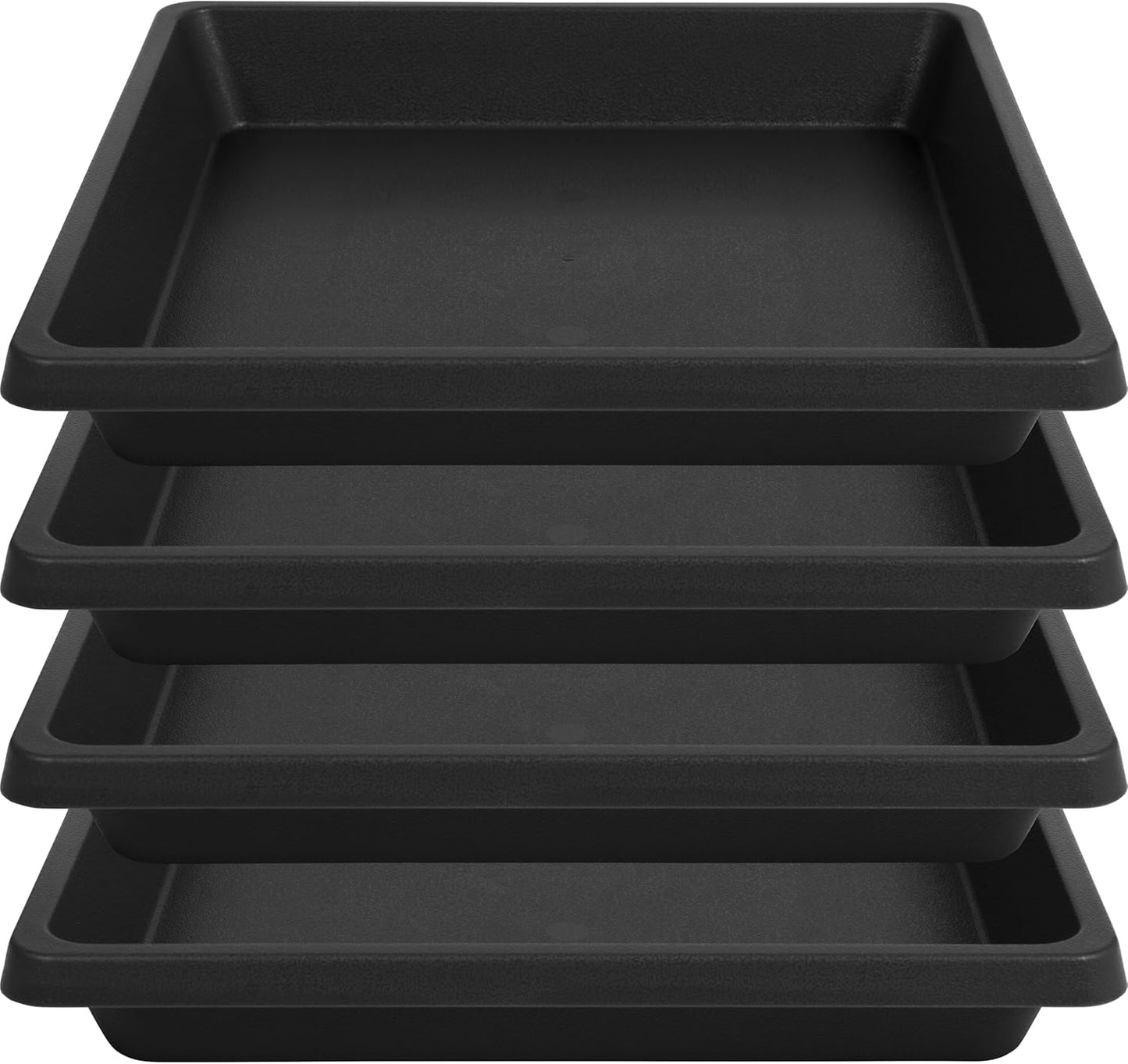 Extra-Deep 18 Inch Square Plant Saucer for Potted Plants