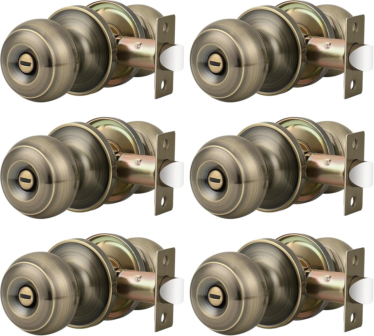 Probrico Privacy Door Knobs Lock for Bedroom and Bathroom Use