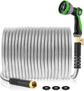 Metal Garden Hose 200Ft Stainless Steel Water Hose - Heavy Duty