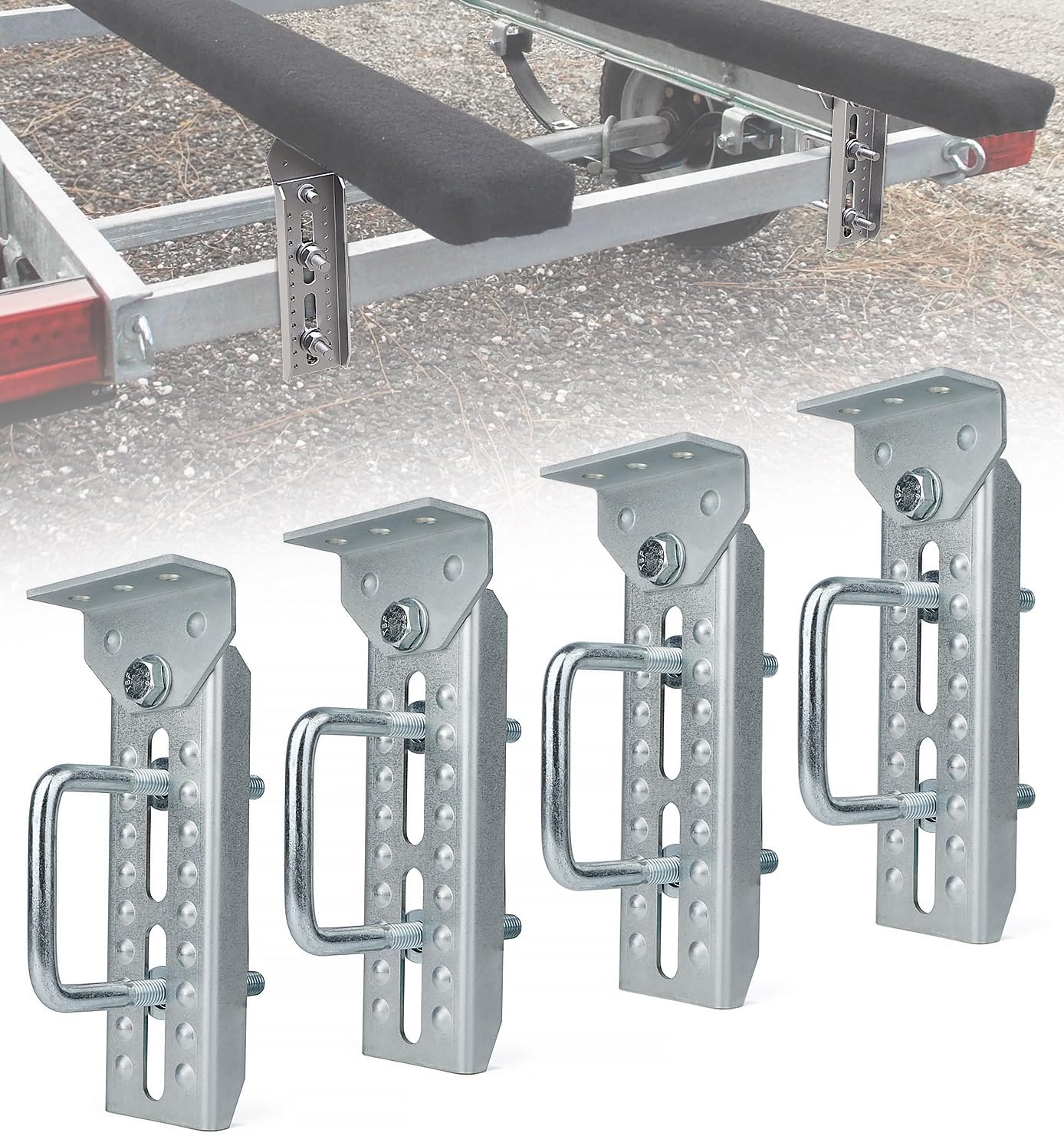 Heavy Duty Boat Trailer Bunk Brackets for Reliable Support