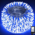 1500 LED Christmas Lights 470ft Blue & Cool White - Outdoor String