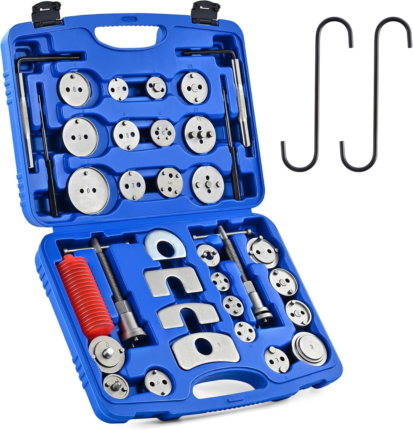 Orion Motor Tech Brake Caliper Tool Kit - 24 Adapters for Easy Pad Replacement