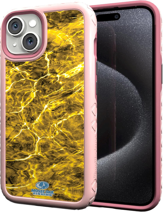 cellhelmet Mossy Oak Dual-Layer Case for iPhone 13 in Pink Magnolia