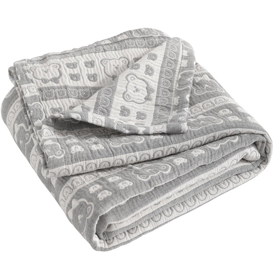 NTBAY 3 Layer Oversized Muslin Cotton Toddler Blanket Review