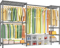 Ulif E10 Clothes Rack with Stretchable Hanger Rod - Adjustable Heavy