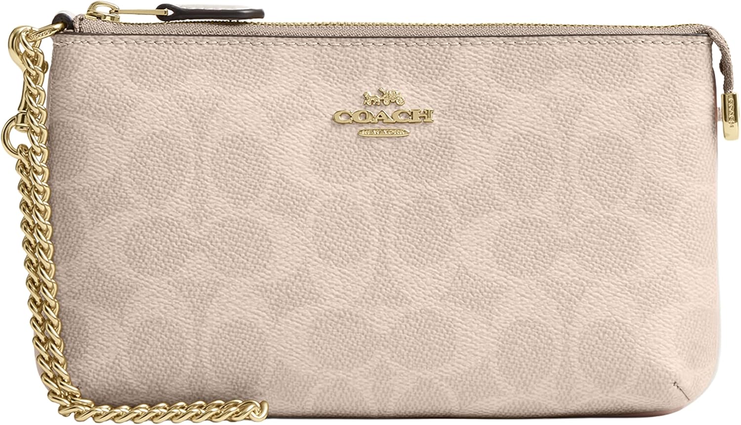 Coach Large Wristlet with Chain Strap for On-the-Go Essentials