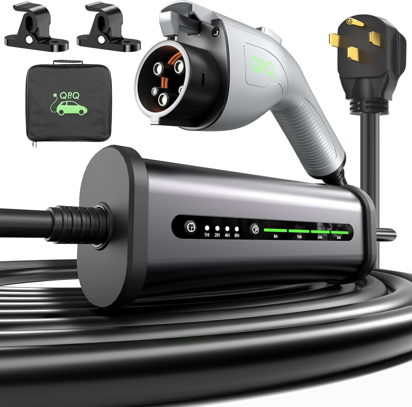 Portable Level 2 EV Charger - Fast Charging Anywhere