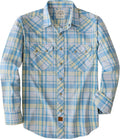 Dubinik Pearl Snap Shirts for Men Long Sleeve Lightweight Casual mens