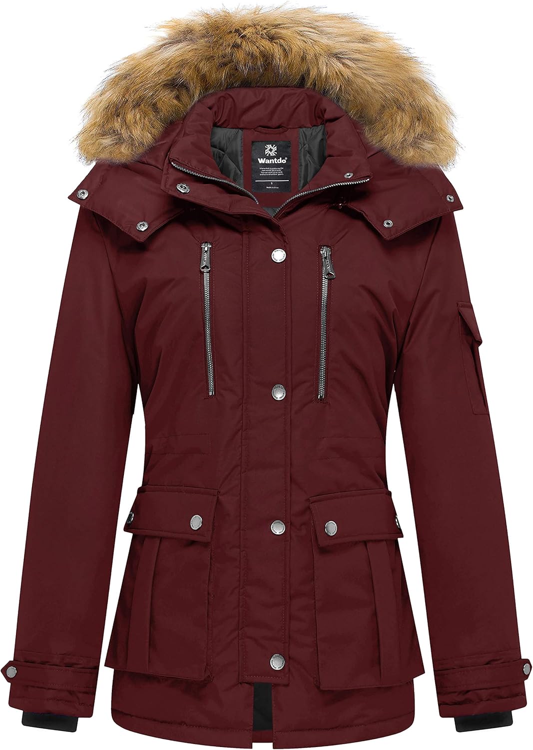 Wantdo Women's Quilted Winter Coat - Warm Puffer Jacket