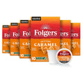 Folgers Buttery Caramel K-Cup Pods 60 Count (6x10) - Smooth Flavored
