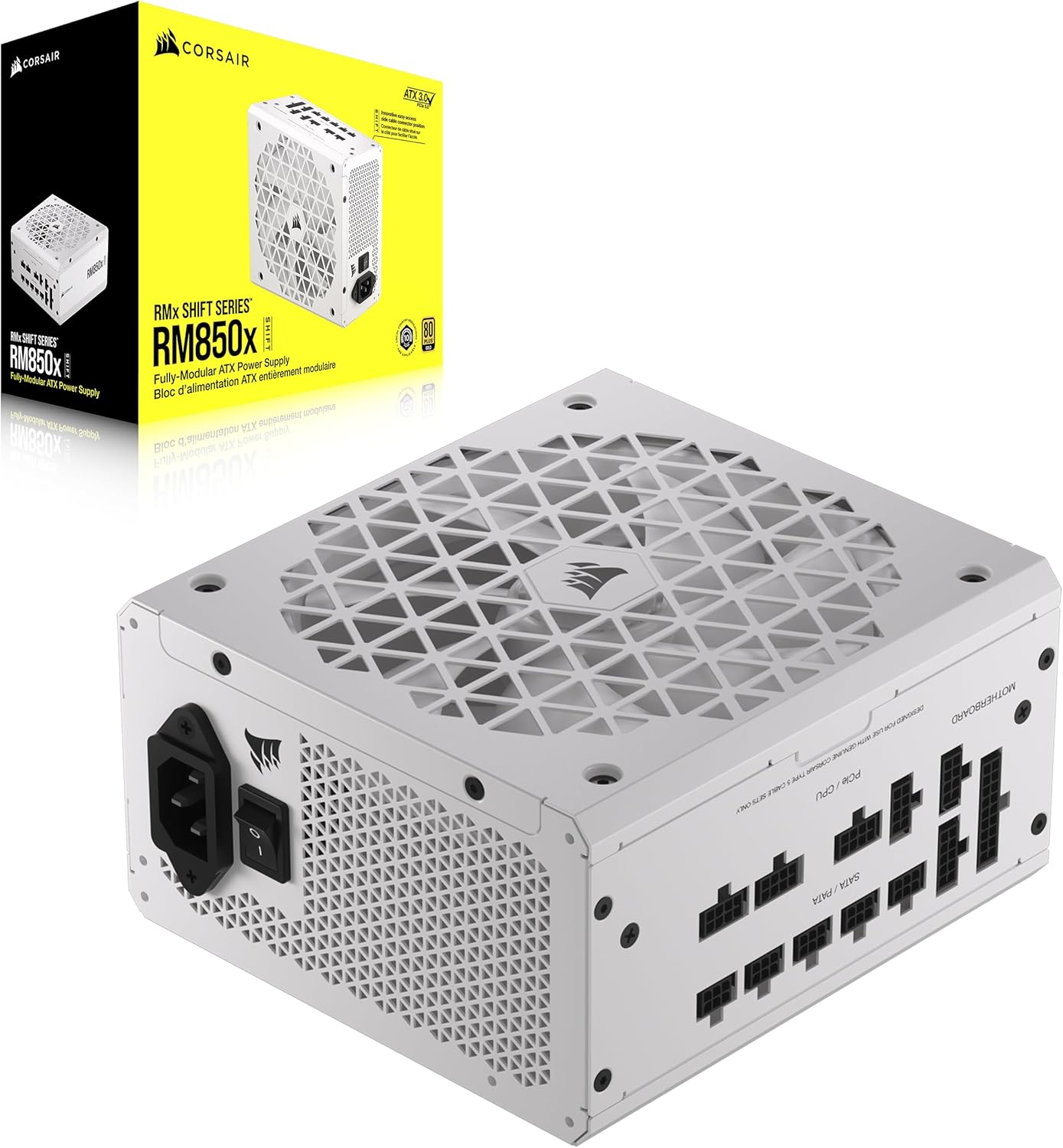 CORSAIR RM850x Shift Power Supply - 80+ Gold Efficiency