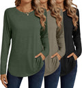 Ficerd Women's Long Sleeve T-Shirts for Casual Style