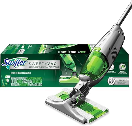 Swiffer Sweep and Vac Floor Vacuum Starter Kit for Easy Cleaning