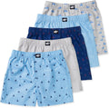 Lucky & Me Ryan Boys Woven Boxers 5-Pack - Soft Everyday Comfort