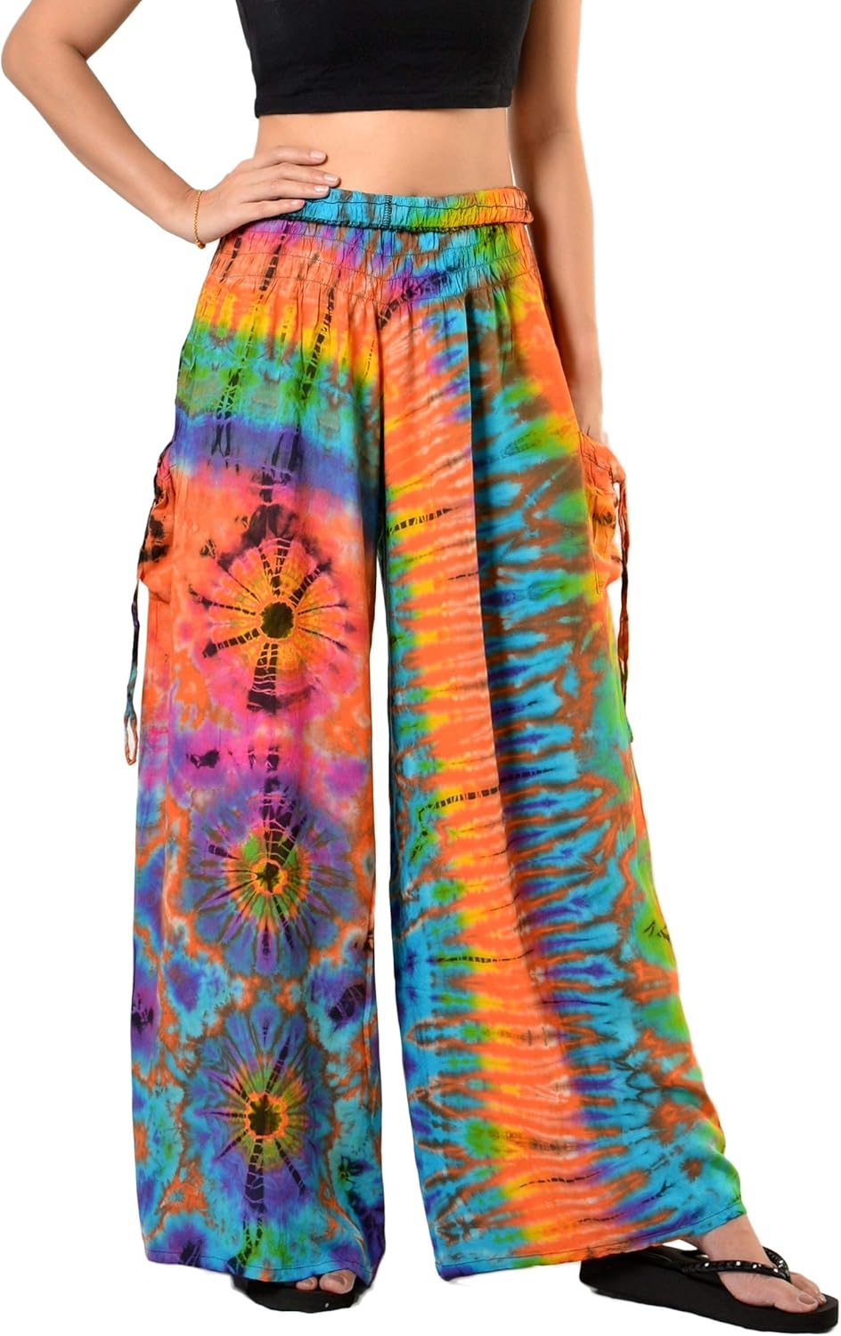 Orient Trail Women's Cold Dyed Wide Leg Palazzo Yoga Pants Review