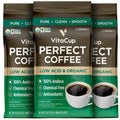 Low Acid Ground Coffee 3-Pack - Dark Roast Guatemala Organic