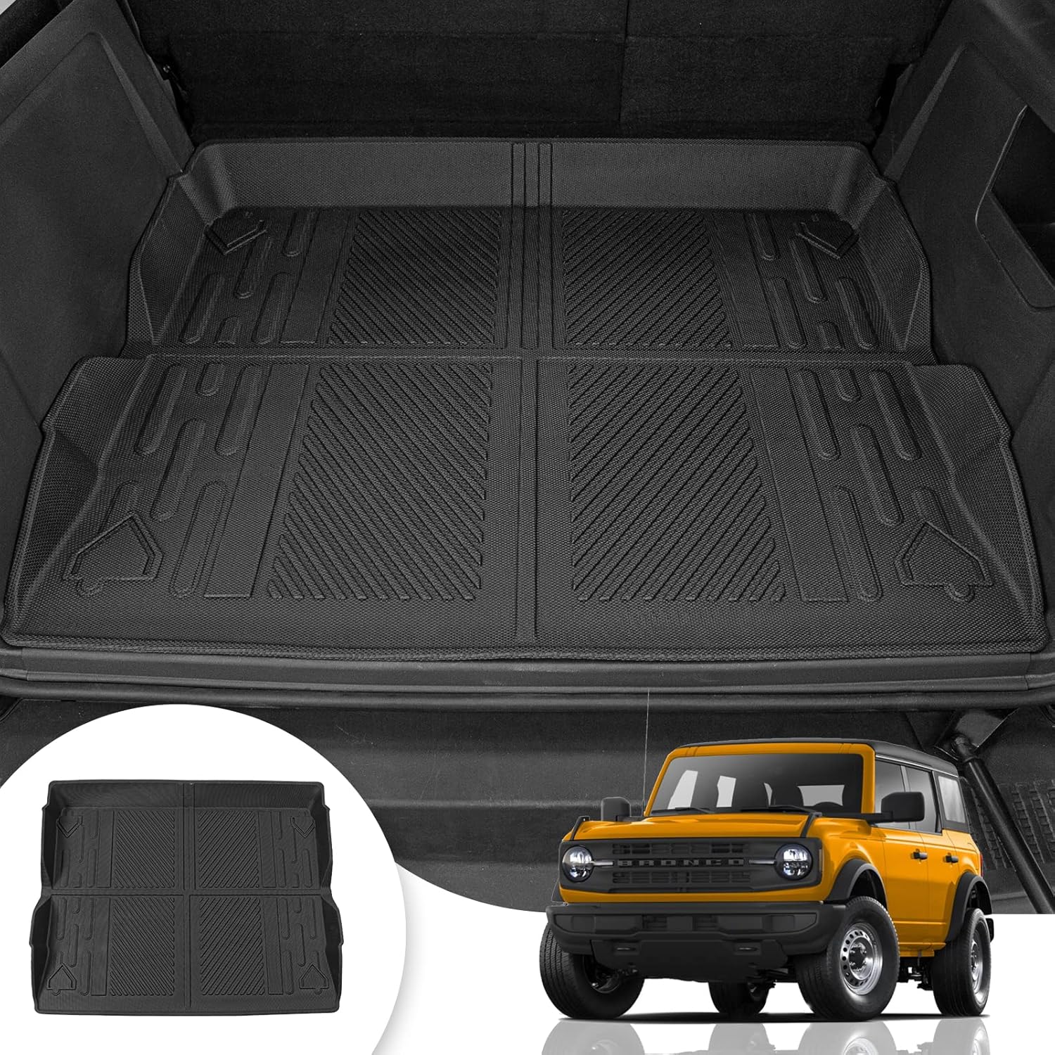 All-Weather Cargo Mat for 2021-2025 Ford Bronco 4 Door