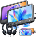 10.1in Portable DVD Players for Car with HDMI Input - Dual Play