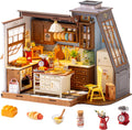 ROBOTIME Baking Kitchen Miniature House Kit - Cozy DIY Dollhouse