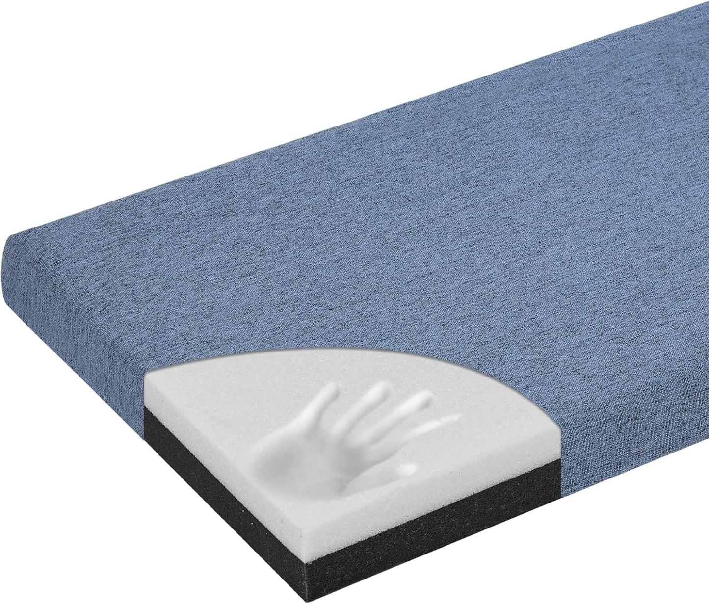 baibu 42 Inch Bench Cushion with Dual-Layer Memory Foam Design