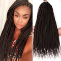 Goddess Box Braids Crochet Hair 18 in 7 Pack - Prelooped, Lightweight