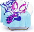 Marvel Ghost Spider Feather Knit Fluffy Throw Blanket - Cozy 50x60 in