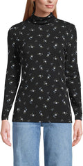 Lightweight Jersey Long Sleeve Turtleneck - Slim, Soft Everyday offers