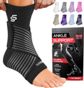Ankle Wrap for Men & Women - Sleeve Stars Compression Sleeve (M