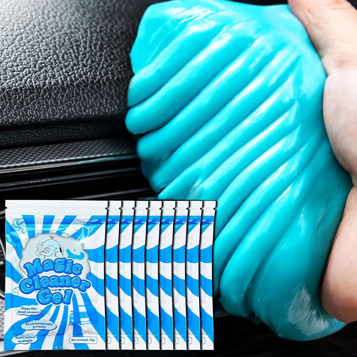 Universal Car Cleaning Gel - Dust Removal Kit