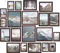 Fixwal 20 Pack Picture Frames Collage Wall Decor - Assorted Sizes