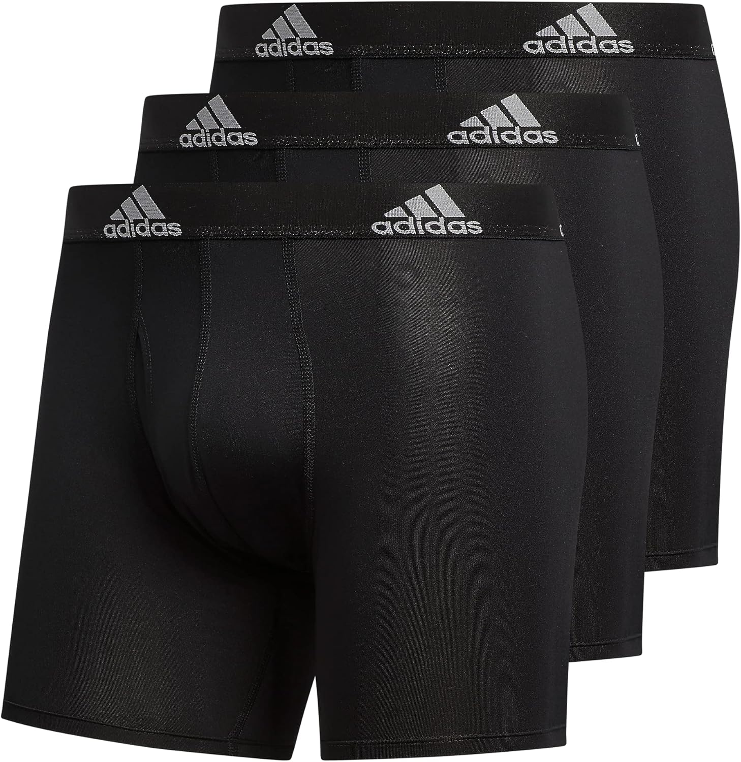 adidas Men's Microfiber Boxer Briefs for All-Day Comfort