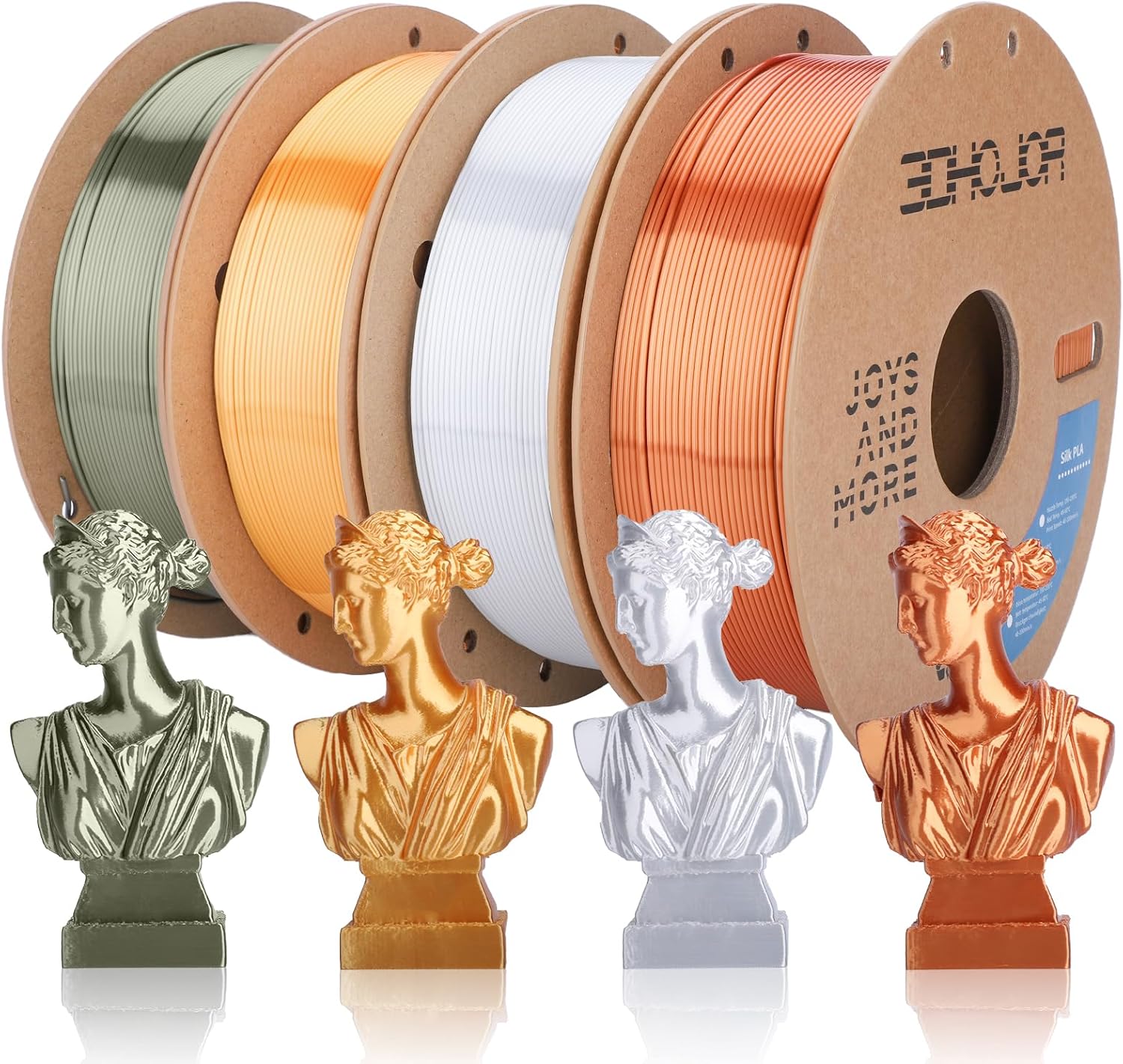 Silk PLA Filament 1.75mm for Stunning 3D Printing Projects