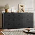 9-Drawer Dresser for Bedroom - Modern Minimalist Storage Solution Home