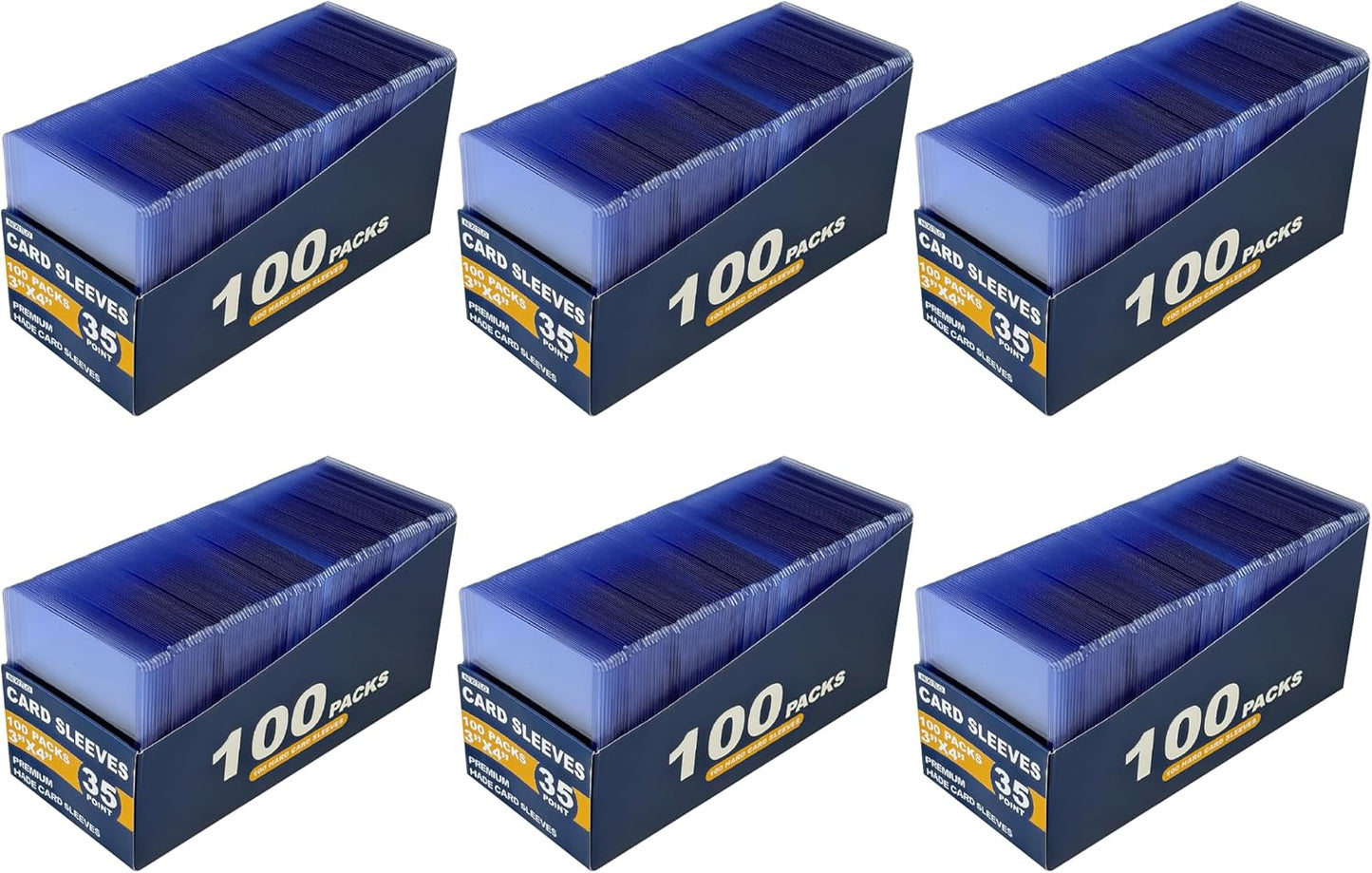600 Hard Card Sleeves for Premium Protection of Trading Cards