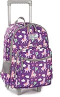 Tilami Rolling Backpack 18 inch for Boys and Girls Travel Use