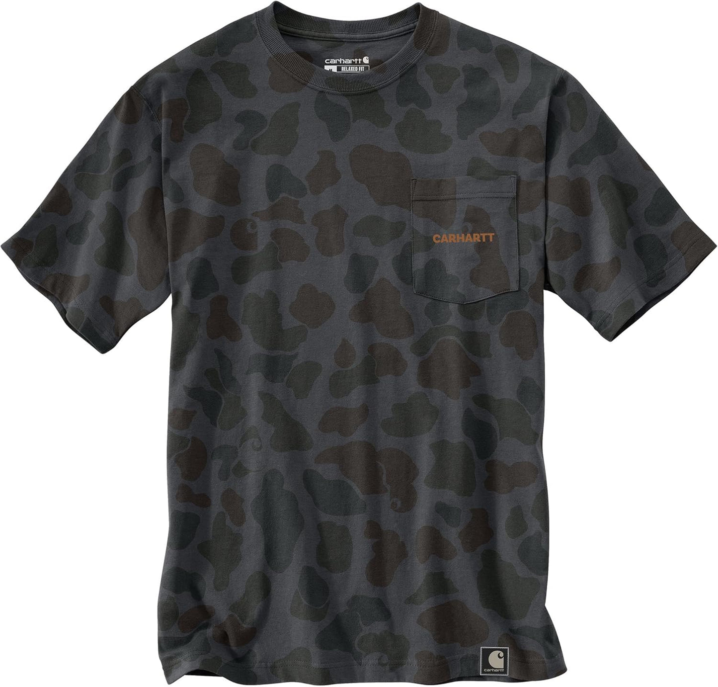 Carhartt Men's Camo Logo Tee - Lightweight & Relaxed Fit