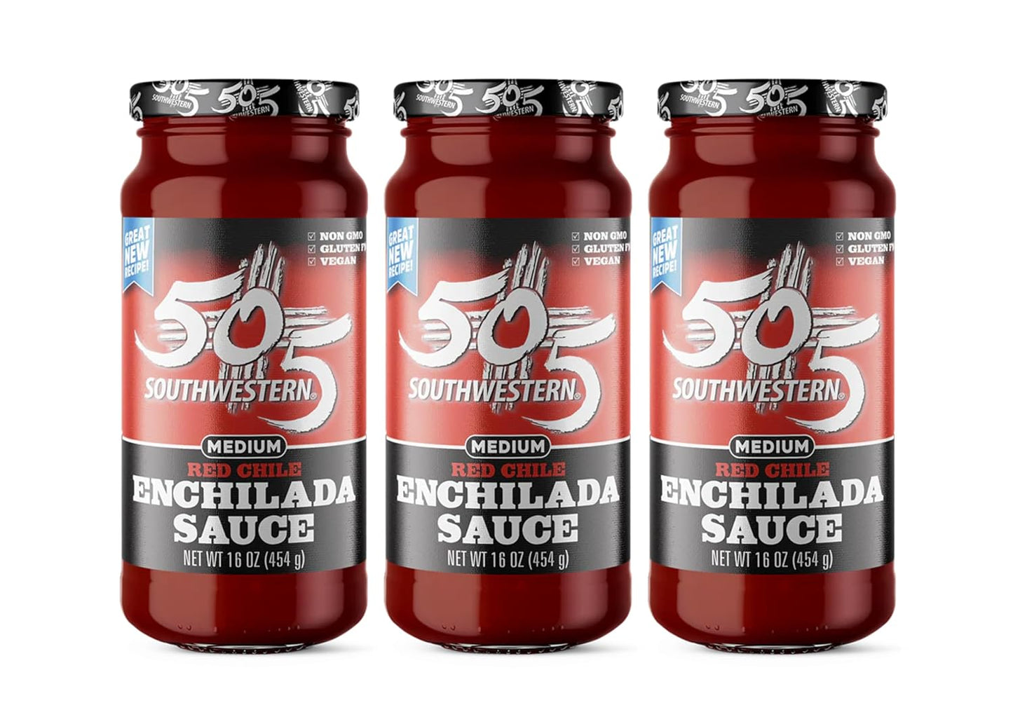 505 Southwestern Medium Red Chile Enchilada Sauce - Pack of 3