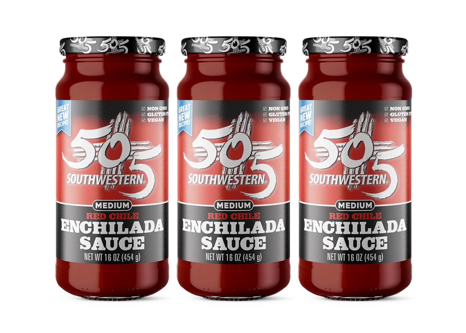 505 Southwestern Medium Red Chile Enchilada Sauce - Pack of 3