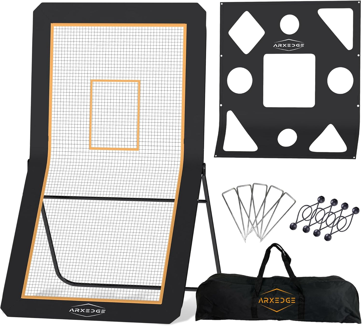 Lacrosse Rebounder for Backyard Training with Bonus Target Net