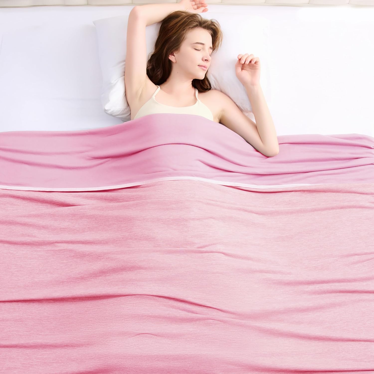 Topcee Cooling Blanket for Night Sweats - Ultra-Cool Comfort